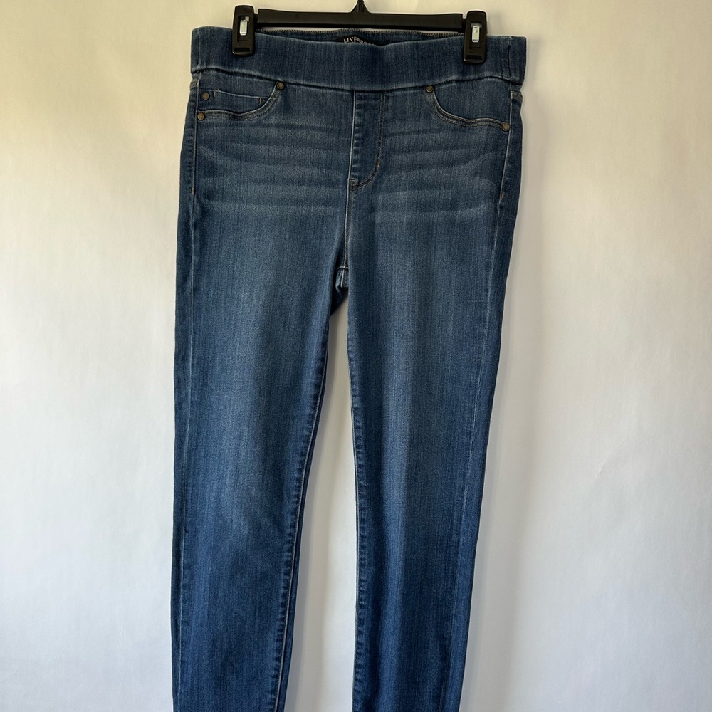 Liverpool Blue Jeggings High-Rise Slim Fit